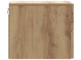 Wall-Mounted Bedside Cabinet 2 pcs Artisan Oak 898824