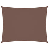 ZNTS Sunshade Sail Oxford Fabric Rectangular 3x4.5 m Brown 135816
