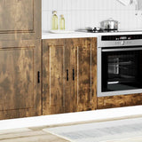 Kitchen Base Cabinet Porto Smoked Oak Engineered Wood 853922
