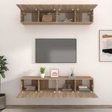 TV Cabinets 4 pcs Sonoma Oak 80x30x30 cm Engineered Wood 3114184