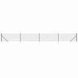 Wire Mesh Fence with Spike Anchors Anthracite 1x10 m 154273