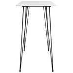 ZNTS 7 Piece Bar Set White and Black 3057417