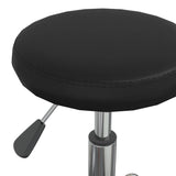 Office Swivel Chair Black Faux Leather 333152