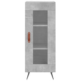 Highboard Concrete Grey 34.5x34x180 cm Engineered Wood 3199021