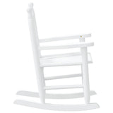 Rocking Chairs for Children 2 pcs White Solid Wood Poplar 3281600