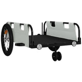Bike Trailer Grey Oxford Fabric and Iron 94189