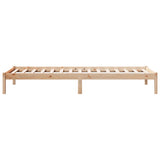 Extra Long Bed Frame without Mattress 100x220 cm Solid Wood Pine 852418