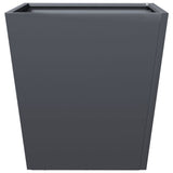 Garden Planters Anthracite 2 pcs 40x40x40 cm Steel 851057