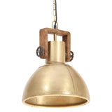 320533 Industrial Hanging Lamp 25 W Brass Round 30 cm E27