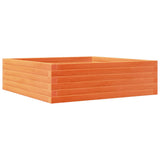 Garden Planter Wax Brown 80x80x23 cm Solid Wood Pine 847200