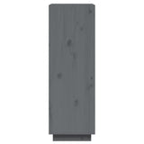 Book Cabinet/Room Divider Grey 60x35x103 cm Solid Wood Pine 810866