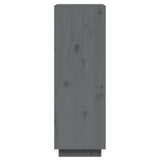 Book Cabinet/Room Divider Grey 60x35x103 cm Solid Wood Pine 810866