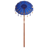 Balinese Parasol Blue 125 x 125 x 260 cm Cotton and Wood 42006465