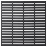 Louver Fence WPC 180x180 cm Grey 318107