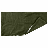 Cushion Cover 12 pcs ALMELO Green 40 x 80 cm Corduroy 914637
