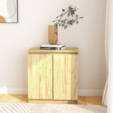 Side Cabinet 60x36x65 cm Solid Wood Pine 833097