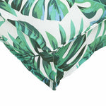 Pallet Cushion Set Floral 2 pcs Leaf pattern 120 x 80 x 12 cm 3329087
