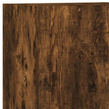 5 Piece TV Wall Units Smoked Oak Engineered Wood 3216468