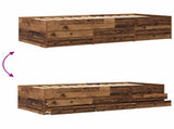 Bed Frame with Storage Old Wood 80 x 200 cm Engineered Wood 3429648