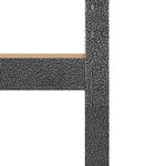 5-Layer Heavy-duty Corner Shelf Grey Steel&Engineered Wood 152881
