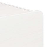 Bedside Table 2 pcs White 39 x 34 x 33 cm Solid pinewood 873508