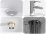 Bathroom Furniture Set 5 pcs Concrete Grey 3406810