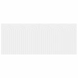Wall-Mounted Headboard ALKMAAR White Engineered Wood 896305