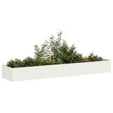 ZNTS Planter White 360x80x40 cm Steel 860767