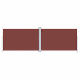 Retractable Side Awning Brown 200x600 cm 318009