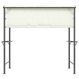 Gazebo with Roof 220x110x200 cm Cream 318532