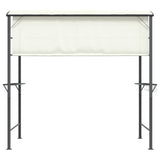 Gazebo with Roof 220x110x200 cm Cream 318532