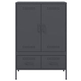 Highboard Anthracite 68x39x101.5 cm Steel 843110