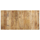 Dining Table 180x90x76 cm Rough Mango Wood 321975