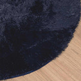 Shaggy Rug High Pile NAVARRA Navy 300x200 cm Polyester 4102939
