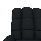 Massage Chair Black Fabric 289808