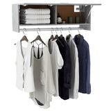Wardrobe Concrete Grey 100x32.5x35 cm Engineered Wood 808237