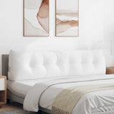 Back Pillow White 180 x 24 x 50 cm Fabric 42014568