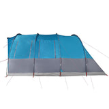 Family Tent Tunnel 7-Person Blue Waterproof 94626