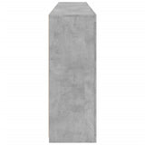 Sideboard with LED Lights Concrete Grey 202x37x100 cm 3209187