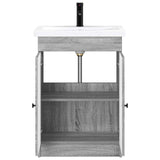 Bathroom Furniture Set Grey Sonoma 56 x 37.5 x 81 cm 3404170