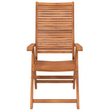 Reclining Garden Chairs 8 pcs 56x72x107 cm Solid Wood Acacia 3214479