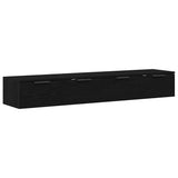 Wall-mounted Cabinet 2 pcs Black Oak 68 x 30 x 20 cm 3333074