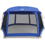 Pool Tent with Removable Fly & Mesh Walls Azure Blue 670x590 cm 4100631