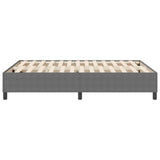 Platform Bed Frame Light Grey 160 x 200 cm Fabric 3337417