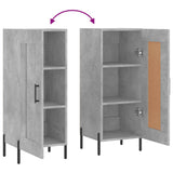 Sideboard Concrete Grey 34.5x34x90 cm Engineered Wood 830456