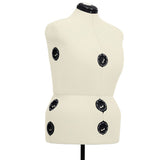 Adjustable Dress Form Female Cream L Size 44-50 288490
