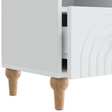 TV Cabinet White 102 x 34.5 x 50 cm Engineered Wood 894215