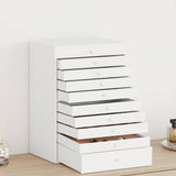 Jewellery Box 10-Layer with Watch Holders White 29x20.5x40.5 cm 4103566
