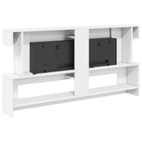 Electric Fireplace White 150 x 21 x 77 cm Engineered wood 8020832