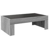 Coffee Table with Infinity LED Grey Sonoma 90x50x30 cm 847621